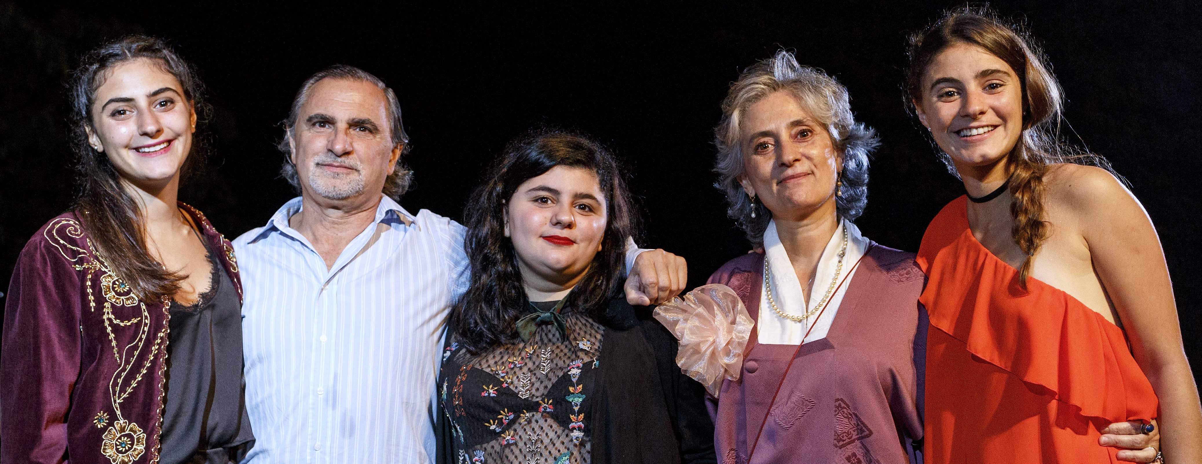 Marina Soria y flia.